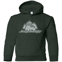 JeepDaddy (grey logo) G185B Gildan Youth Pullover Hoodie