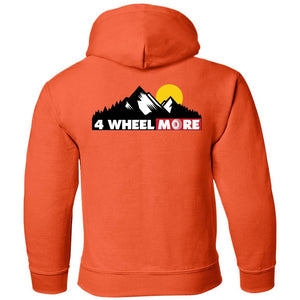 4 Wheel More 2-sided print G185B Gildan Youth Pullover Hoodie