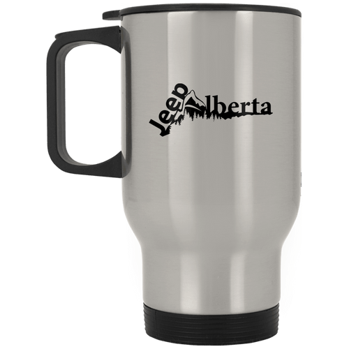 Jeep Alberta XP8400S Silver Stainless Travel Mug