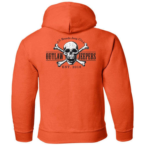 Outlaw Jeepers 2-sided print G185B Youth Pullover Hoodie