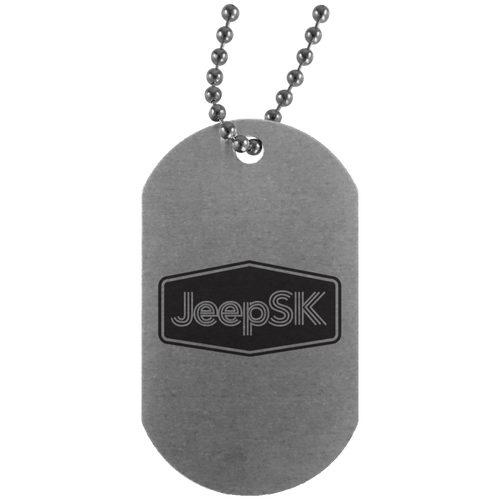 JEEP SK dye sub UN4004 Silver Dog Tag