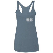 SDJC 2-sided print NL6733 Next Level Ladies' Triblend Racerback Tank