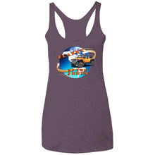 Planet of the Jeeps NL6733 Next Level Ladies' Triblend Racerback Tank