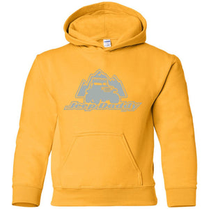 JeepDaddy (grey logo) G185B Gildan Youth Pullover Hoodie