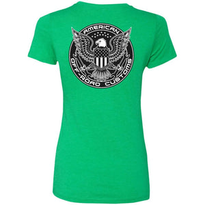 AmericanOffroadCustoms Horizontal NL6710 Ladies' Triblend T-Shirt