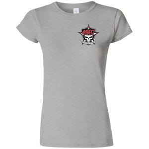 Tyler Racing 2-sided print G640L Gildan Softstyle Ladies' Fitted T-Shirt