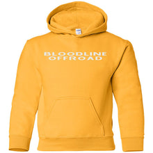 Bloodline Offroad white logo G185B Gildan Youth Pullover Hoodie