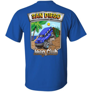 San Diego jeep club 2-sided print 2-sided print G500 Gildan 5.3 oz. T-Shirt