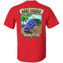 San Diego jeep club 2-sided print 2-sided print G500 Gildan 5.3 oz. T-Shirt