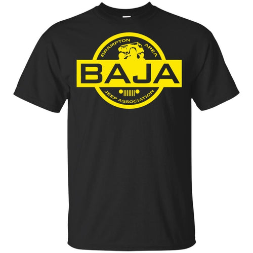 BAJA yellow logo G200B Gildan Youth Ultra Cotton T-Shirt