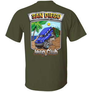 San Diego jeep club 2-sided print 2-sided print G500 Gildan 5.3 oz. T-Shirt