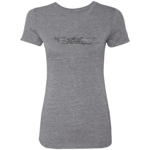 AmericanOffroadCustoms Horizontal NL6710 Ladies' Triblend T-Shirt